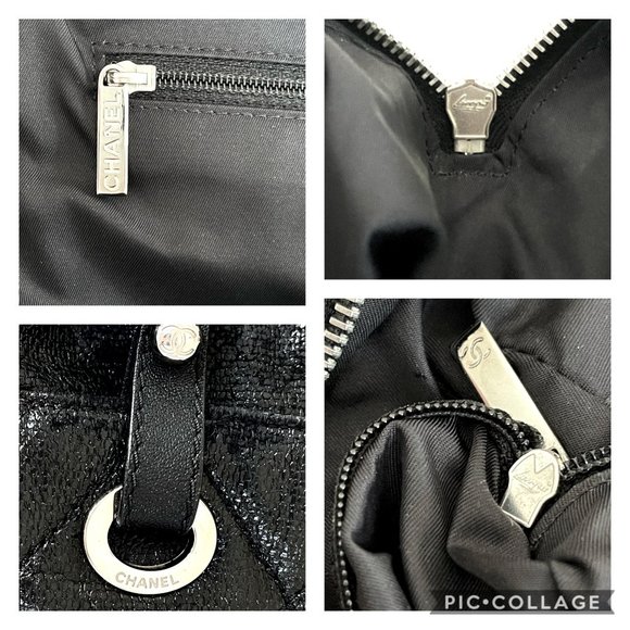 MUST GO!  Vintage Chanel Biarritz Bowler Satchel Tote Bag - Picture 13 of 14